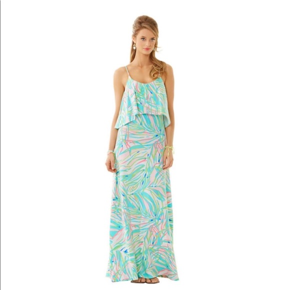 Lilly Pulitzer Dresses & Skirts - Lilly Pulitzer Harrington Maxi Dress size medium